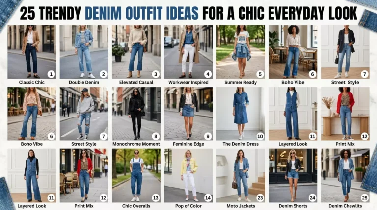 25 Trendy Denim Outfit Ideas for a Chic Everyday Look