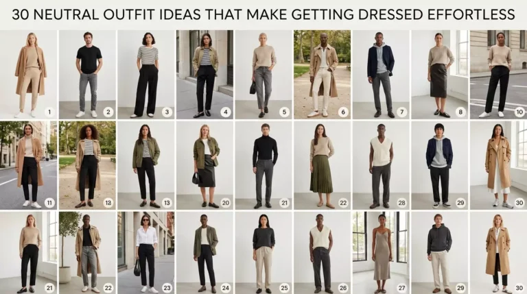 30 Neutral Outfit Ideas That Make Getting Dressed Effortless