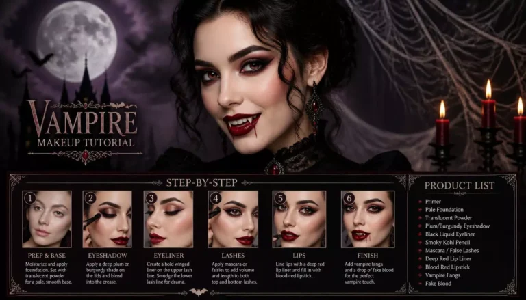 15 Gorgeous Vampire Halloween Makeup Looks That Are Easy to Recreate