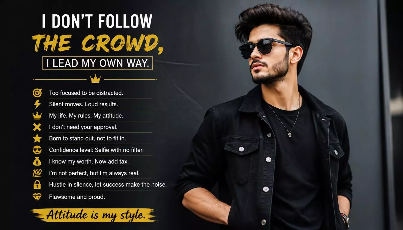 300+ Best Attitude Captions for Instagram to Show Your Confidence and Style