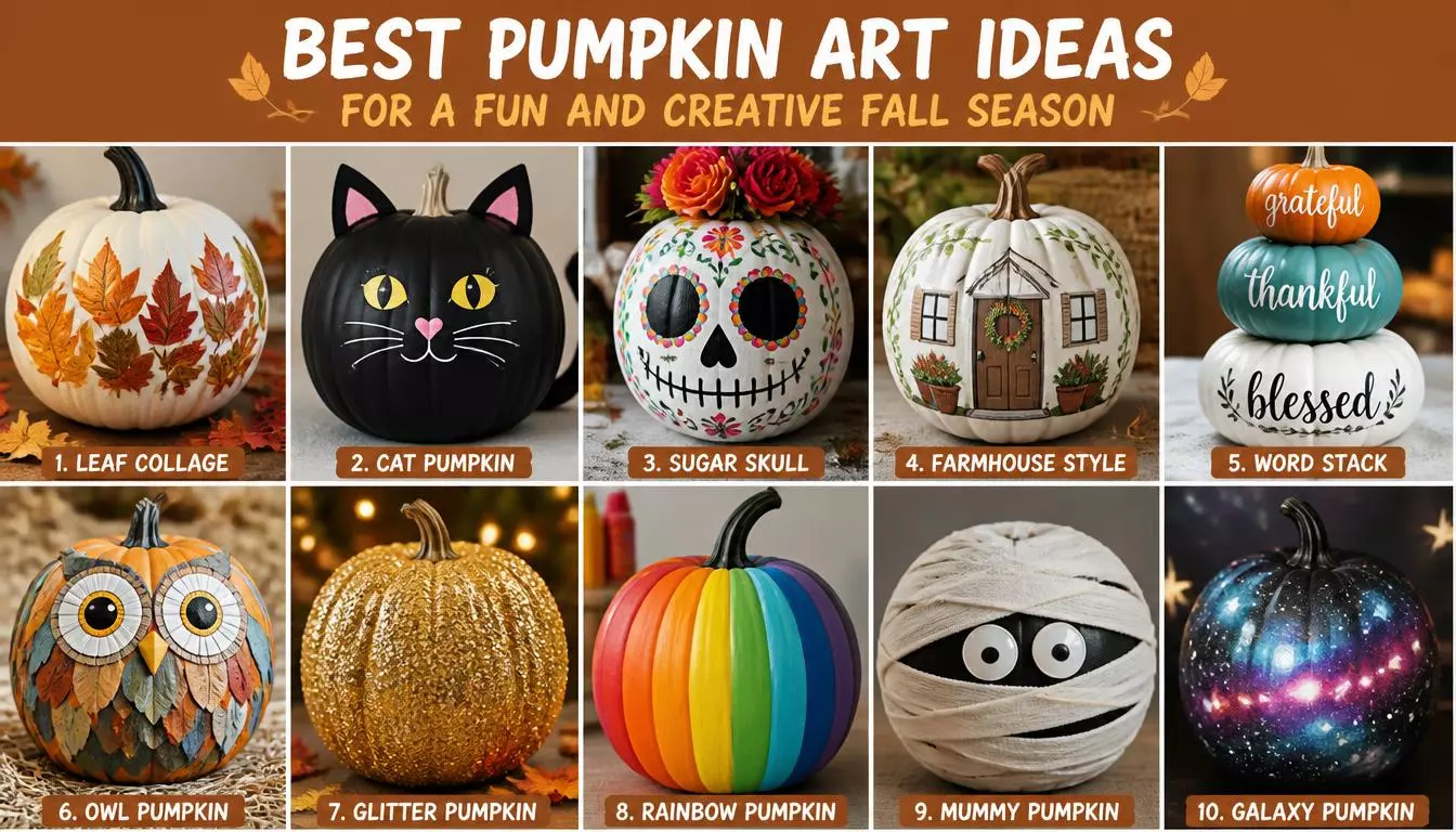 Best Pumpkin Art Ideas for a Fun and Creative Fall Season