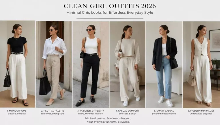 Top 15 Clean Girl Outfits 2026: Minimal Chic Looks for Effortless Everyday Style