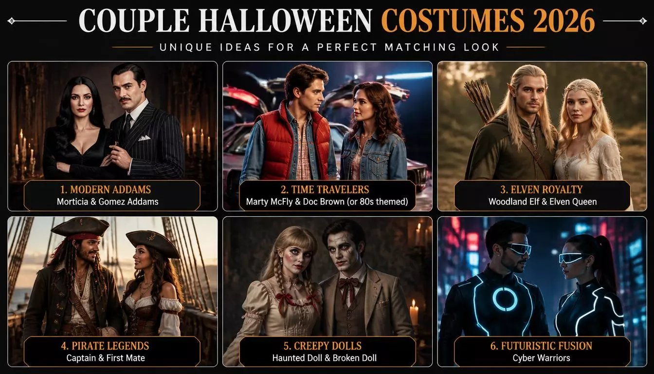 Best Couple Halloween Costumes 2026: Unique Ideas for a Perfect Matching Look