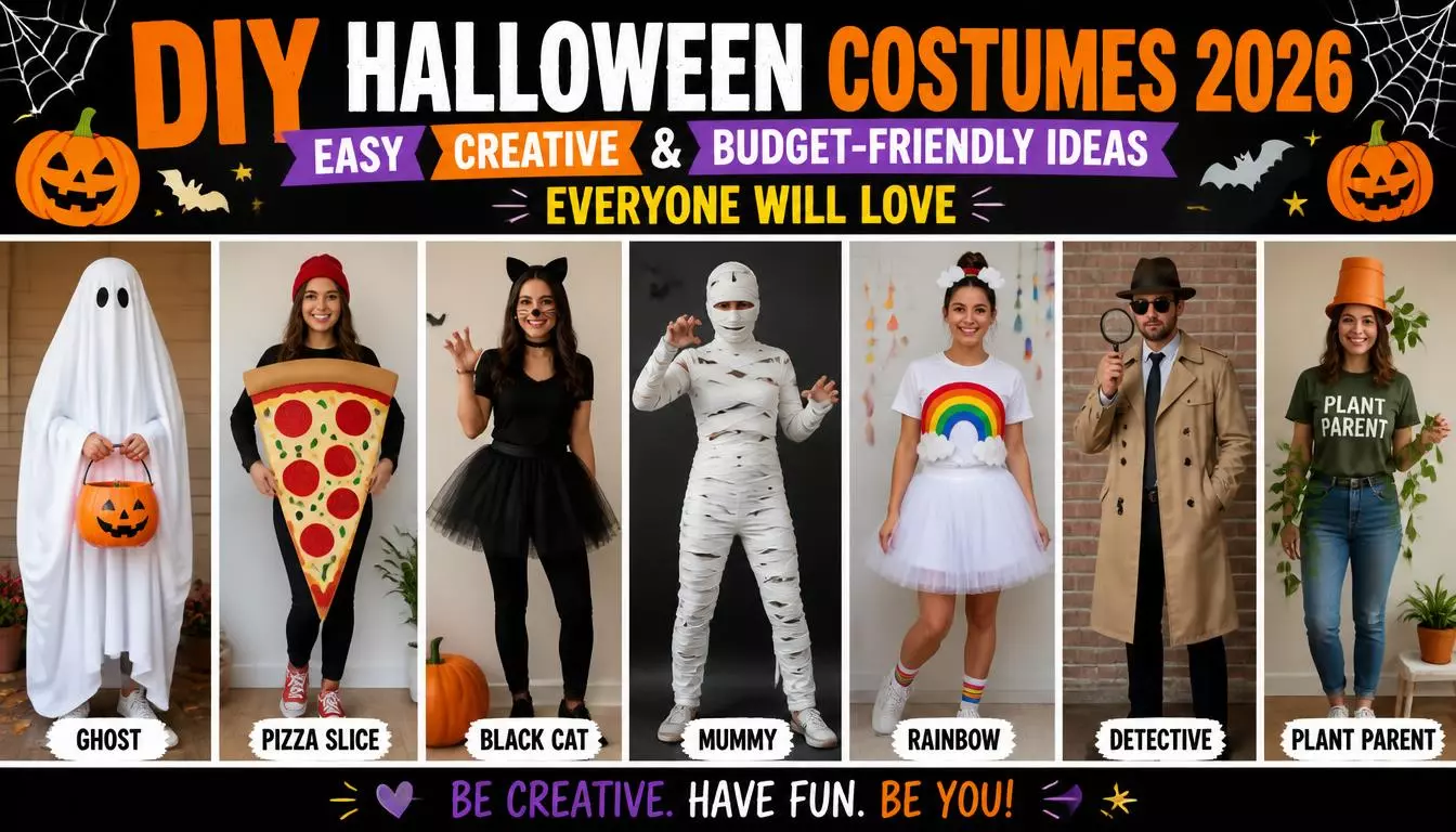 25+ DIY Halloween Costumes 2026: Easy Creative & Budget-Friendly Ideas Everyone Will Love 