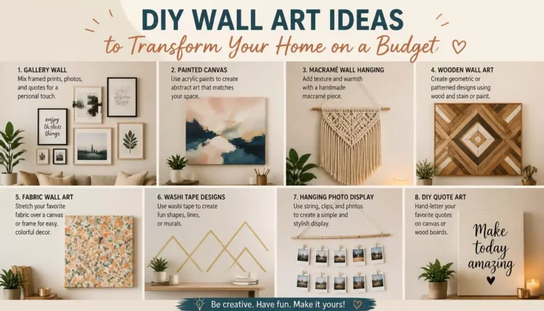 20 DIY Wall Art Ideas to Transform Your Home on a Budget
