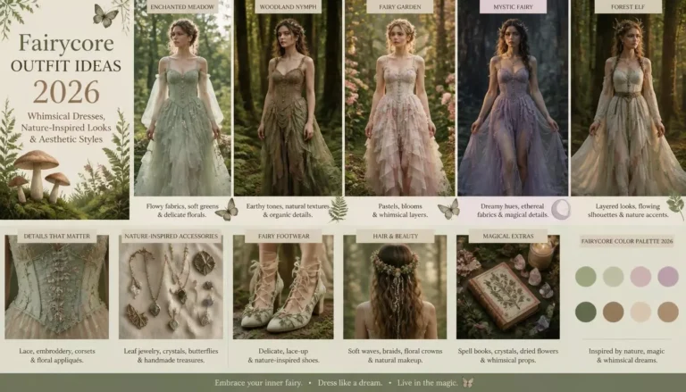 25+ Fairycore Outfit Ideas 2026: Whimsical Dresses Nature-Inspired Looks & Aesthetic Styles