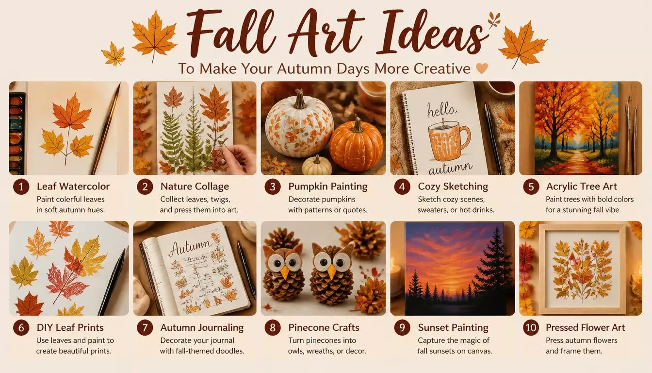 15 Fall Art Ideas to Make Your Autumn Days More Creative