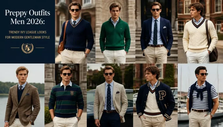 Preppy Outfits Men 2026: Trendy Ivy League Looks for Modern Gentleman Style
