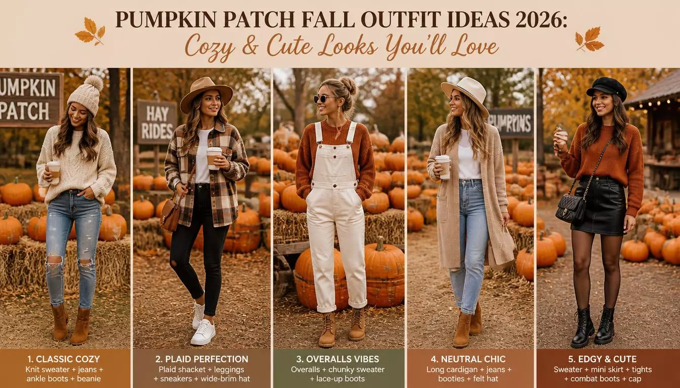 25+ Pumpkin Patch Fall Outfit Ideas 2026: Cozy & Cute Looks You’ll Love 