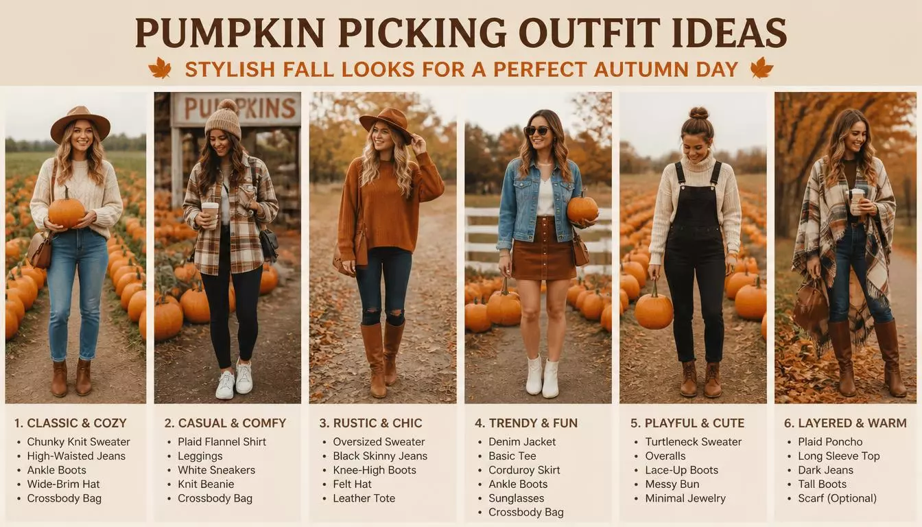 20+ Pumpkin Picking Outfit Ideas: Stylish Fall Looks for a Perfect Autumn Day