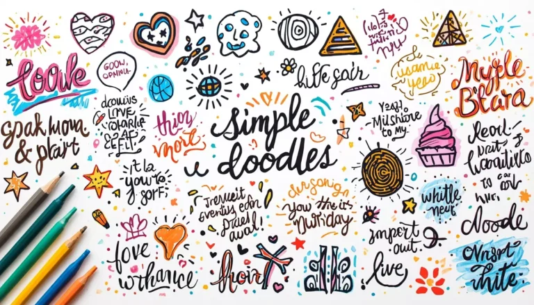 Top 25 Simple Doodle Ideas That Will Instantly Spark Your Creativity