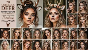 70 Gorgeous Deer Makeup Looks for a Cute and Creative Halloween